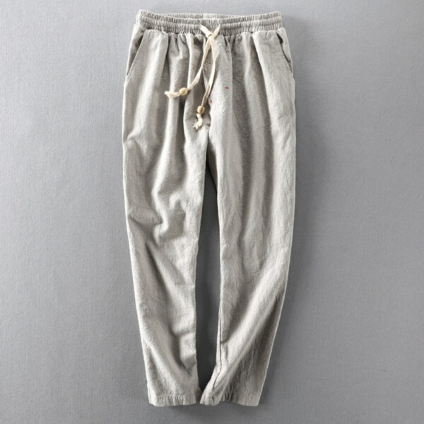 Men's Orange Denim Trousers - Image 4