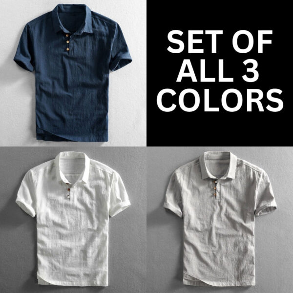 Men's Summer Breathable Short Sleeve - Image 6